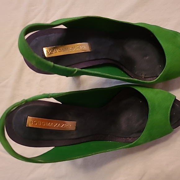 MA-MALI  Green suede sling - Picture 5 of 5